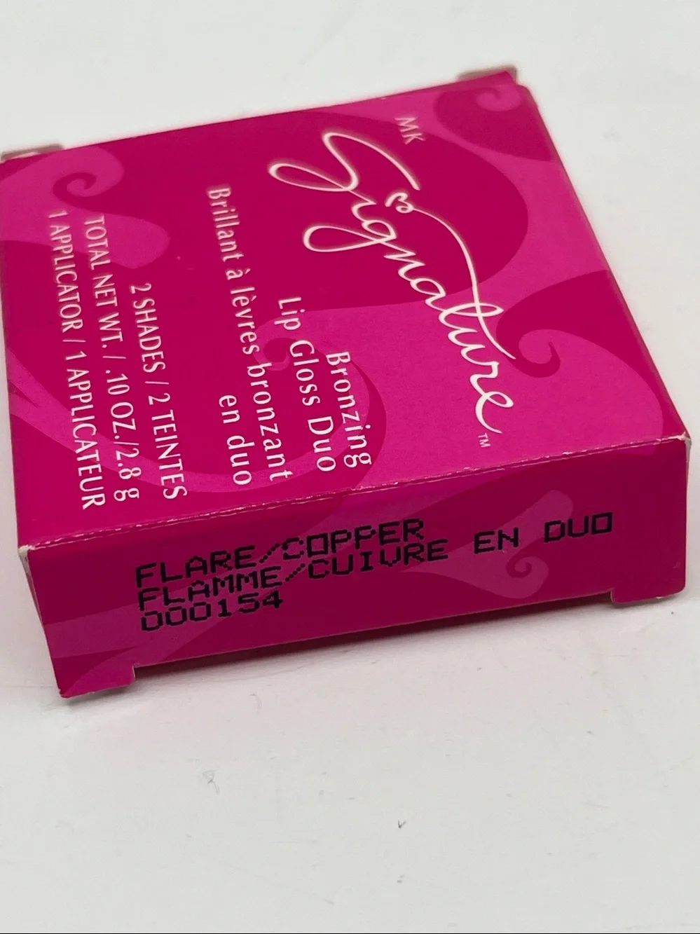 Mary Kay Signature Bronzing Lip  Gloss Duo Compact - Flare / Copper - 000154